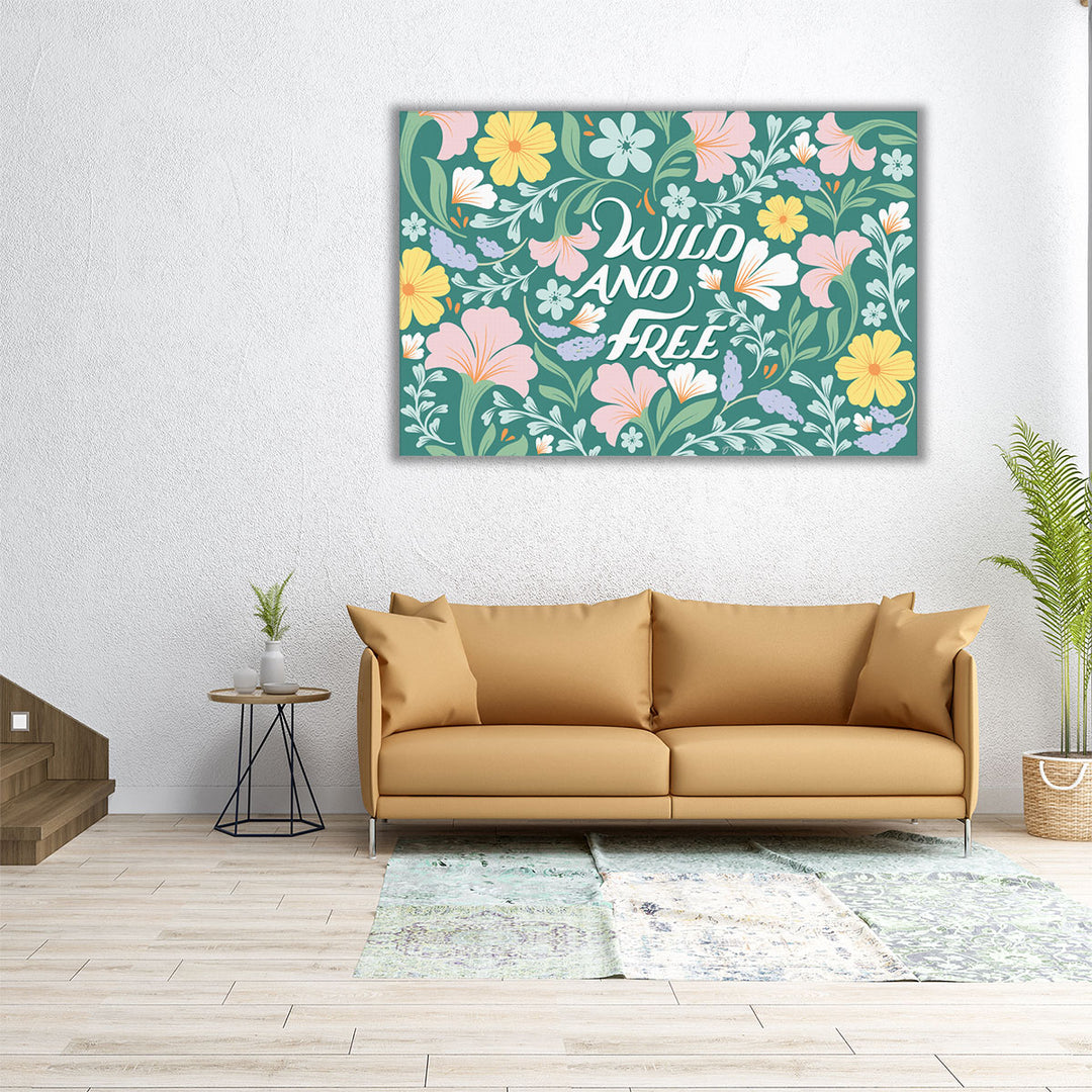 Wild and Free I - Canvas Print Wall Art