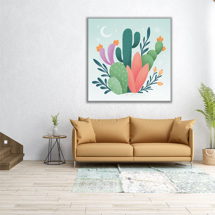 Cactus Garden II - Canvas Print Wall Art