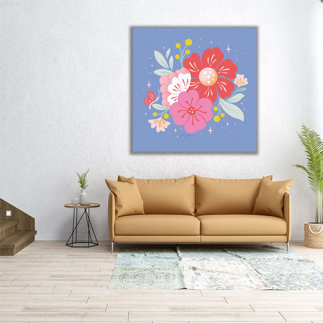 Floral Bouquet I - Canvas Print Wall Art