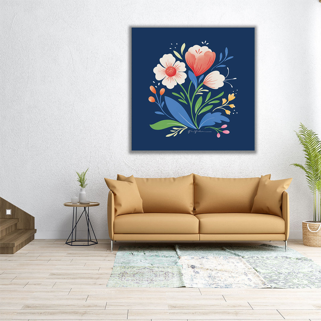 Flower Field I - Canvas Print Wall Art