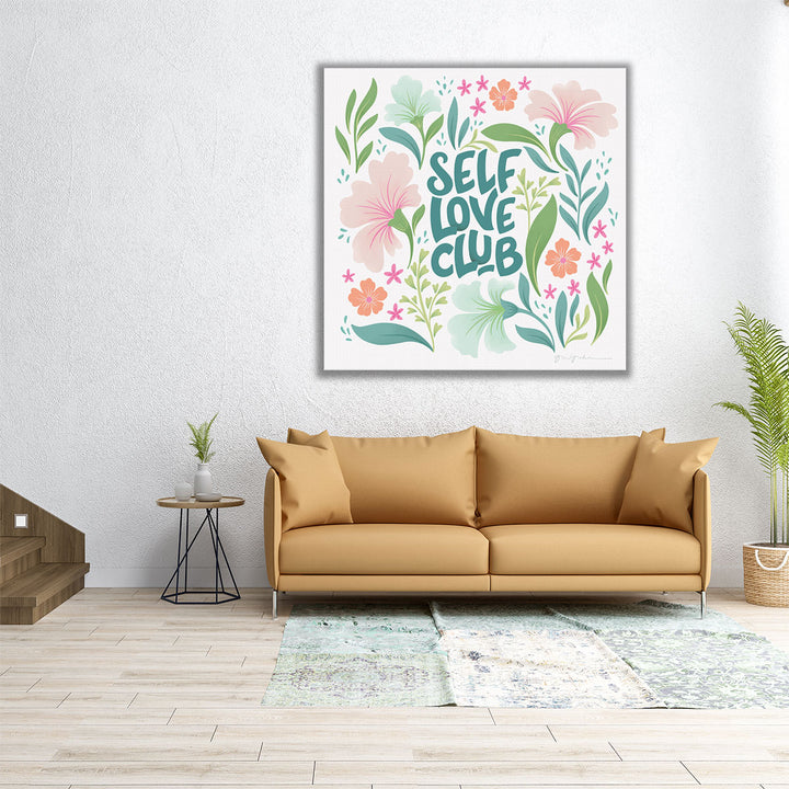 Self Love Club II - Canvas Print Wall Art