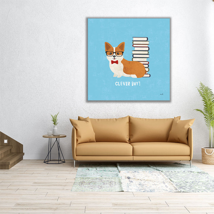 Good Dogs Corgi - Canvas Print Wall Art