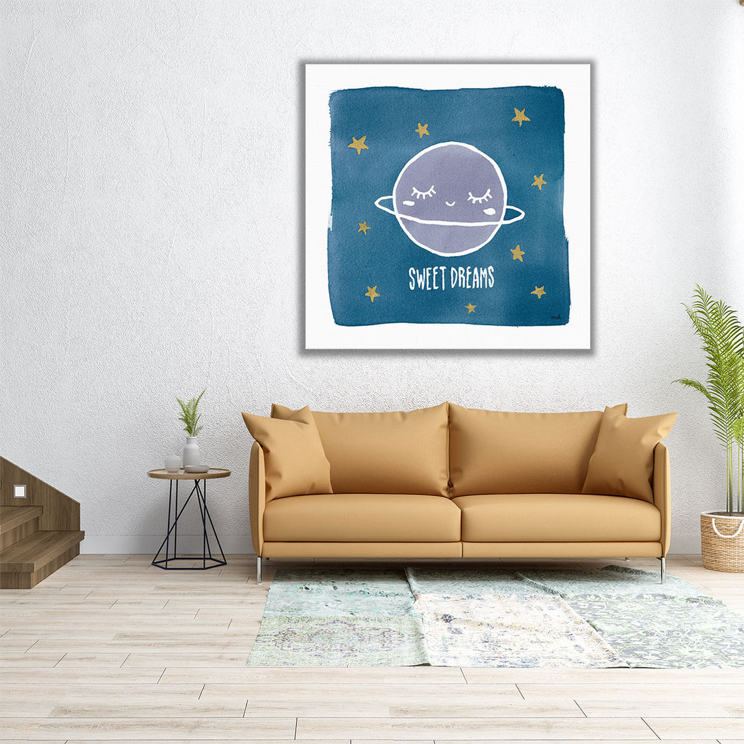 Night Sky Sweet Dreams - Canvas Print Wall Art