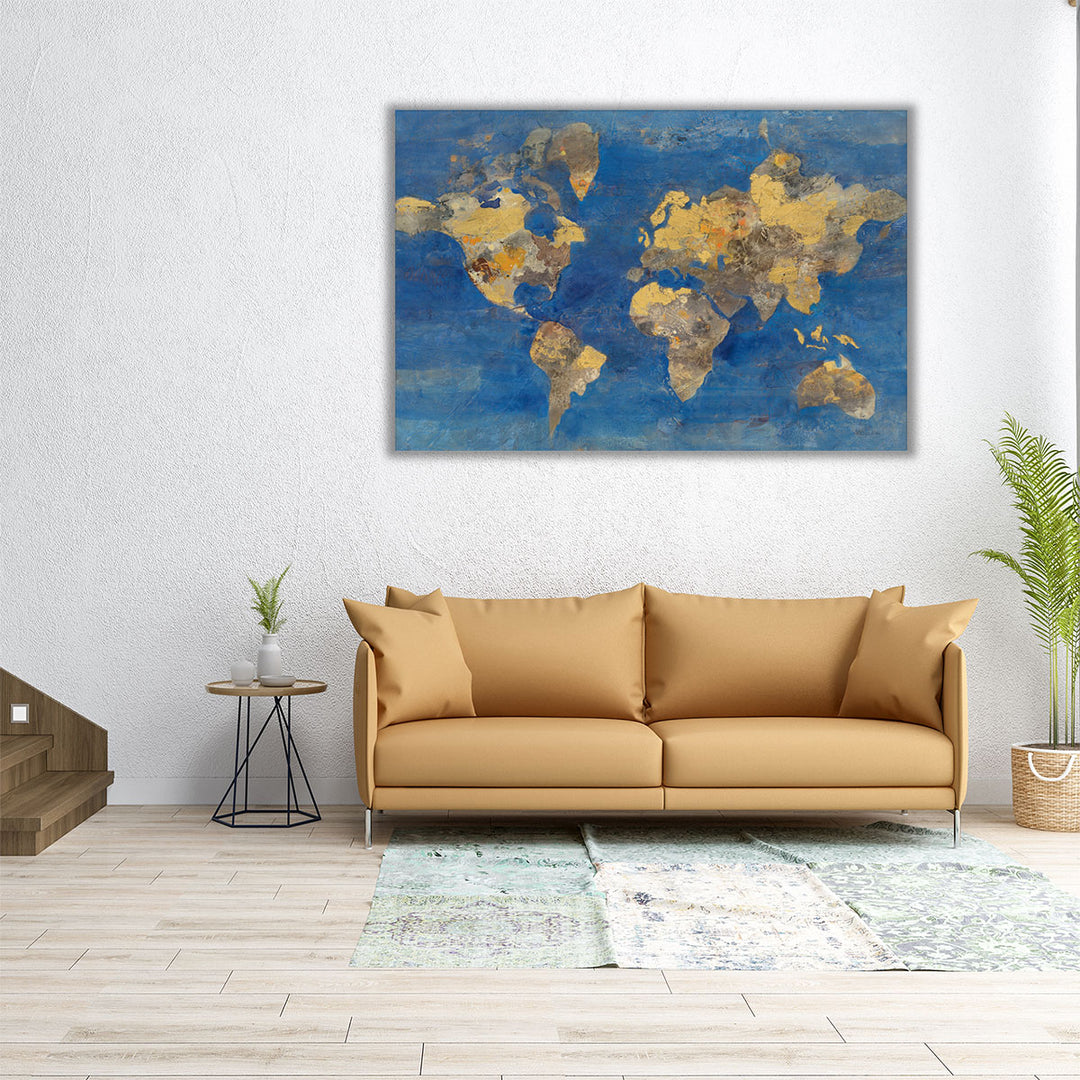 Golden World - Canvas Print Wall Art