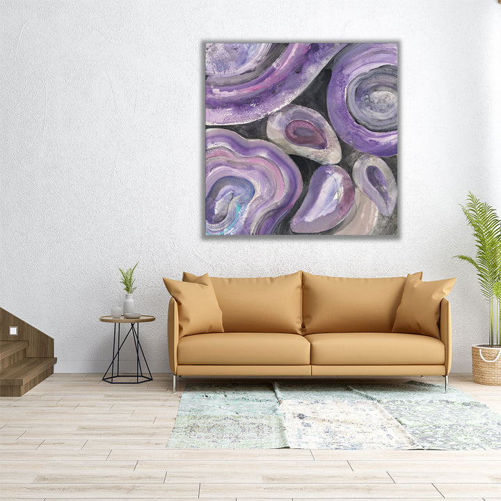 Circle Rain - Canvas Print Wall Art