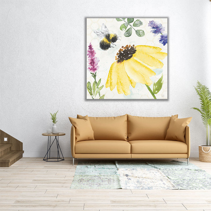 Bee Harmony III - Canvas Print Wall Art