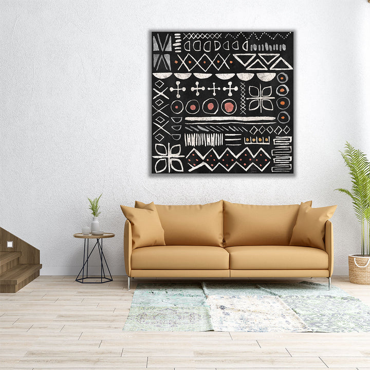 Kasbah Crush Pattern VB - Canvas Print Wall Art