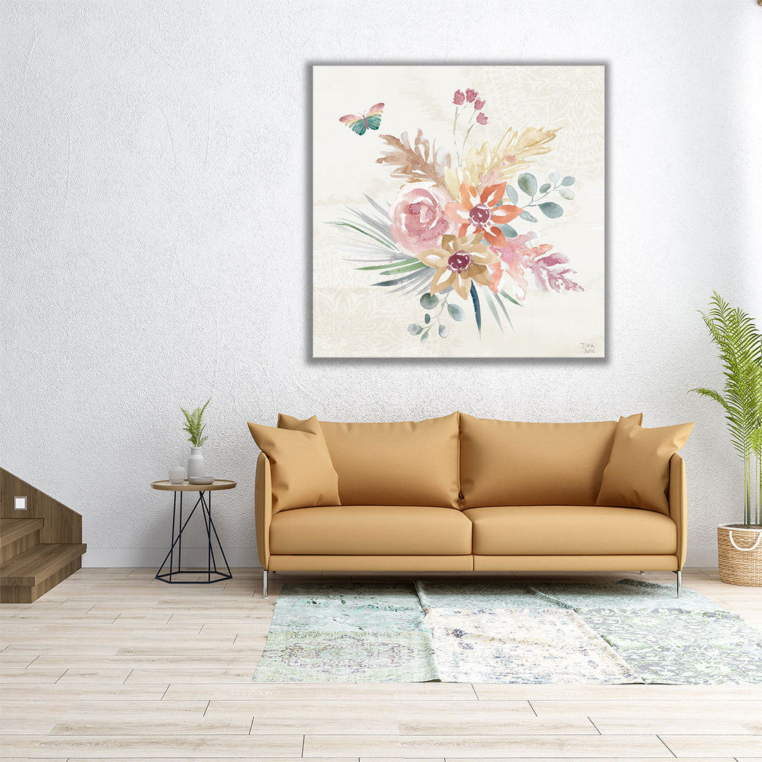 Boho Garden II - Canvas Print Wall Art