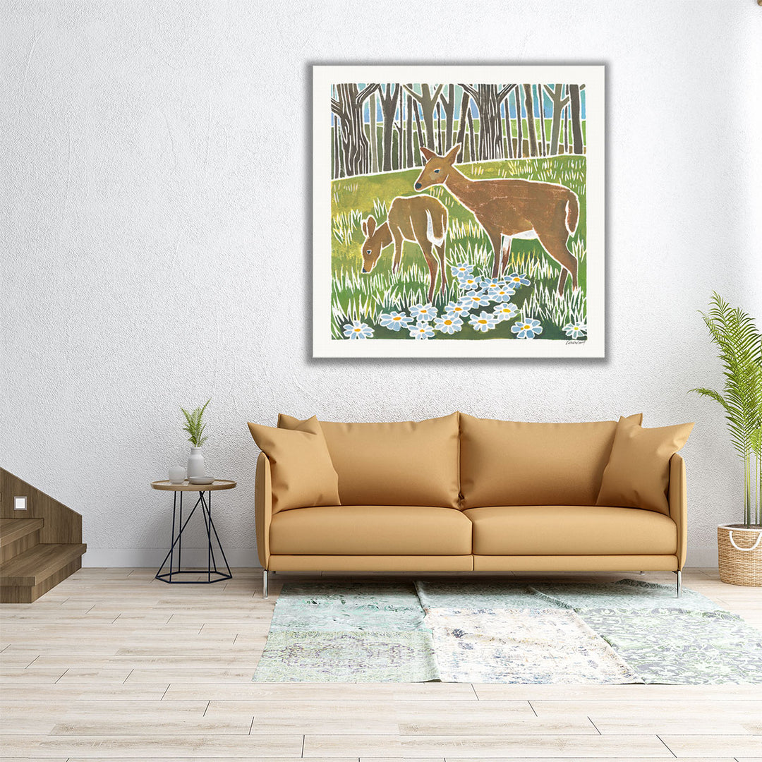 Wild Woodland IV - Canvas Print Wall Art