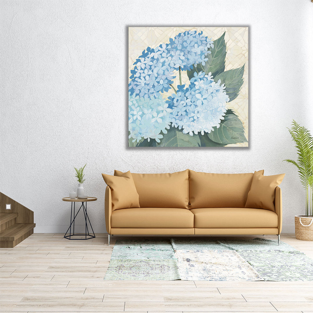 Decorative Hydrangea II - Canvas Print Wall Art