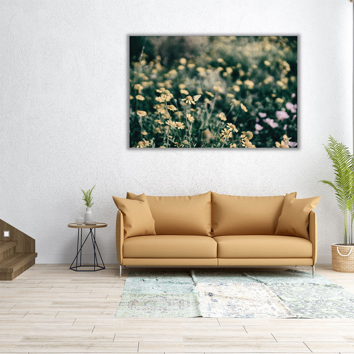 Field Friends Fade - Canvas Print Wall Art