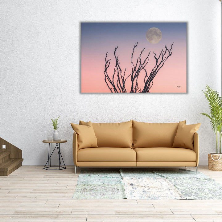 Reaching Up Moon - Canvas Print Wall Art