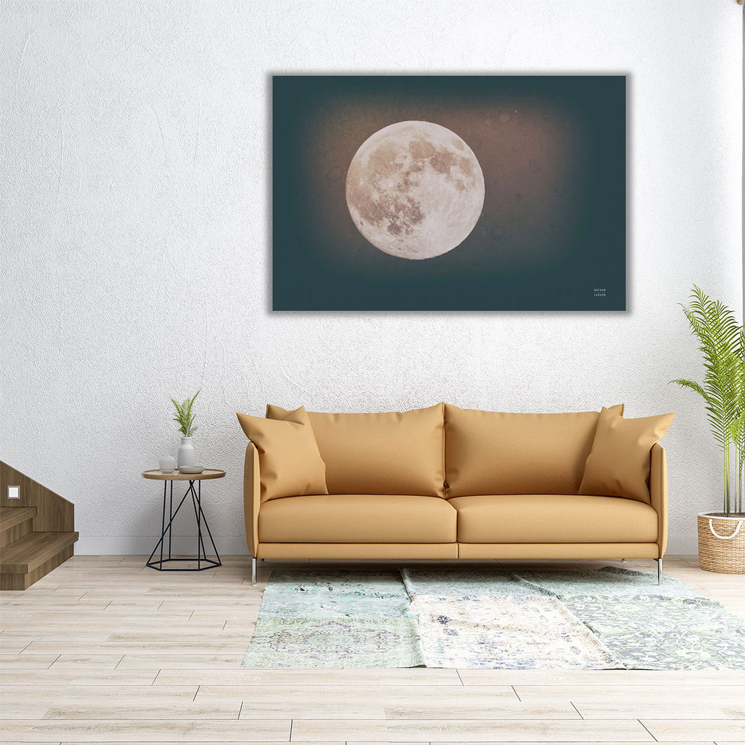 Spring Moon Tones - Canvas Print Wall Art