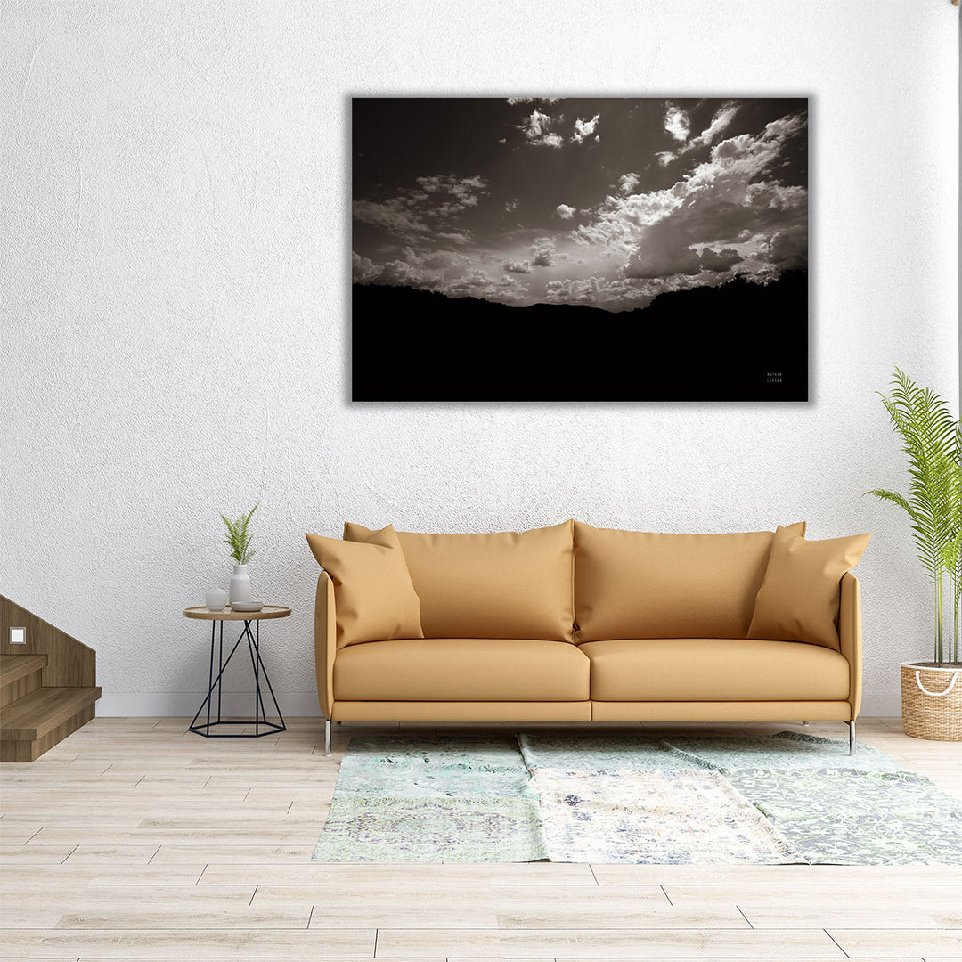 From Below Black and White - Canvas Print Wall Art