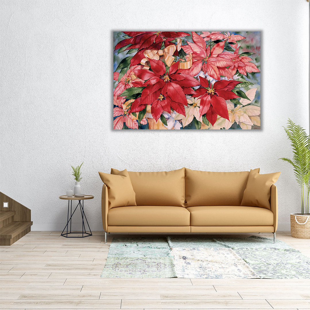 Poinsettia - Canvas Print Wall Art