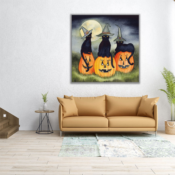 Haunting Halloween Night II - Canvas Print Wall Art