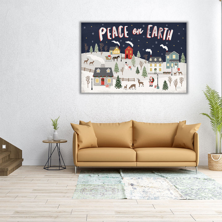 Christmas Village II - Canvas Print Wall Art