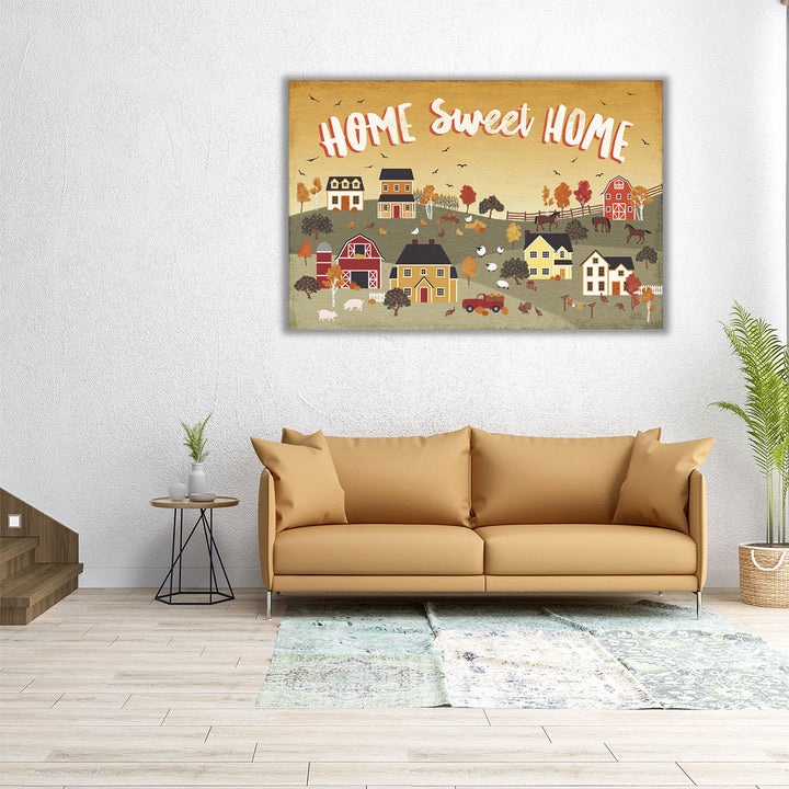 Harvest Village II - Canvas Print Wall Art