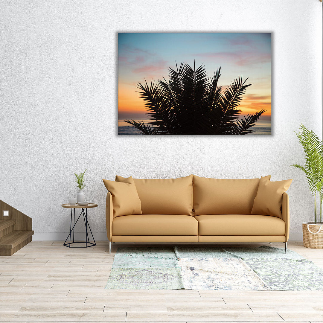 Sunset Palms II - Canvas Print Wall Art