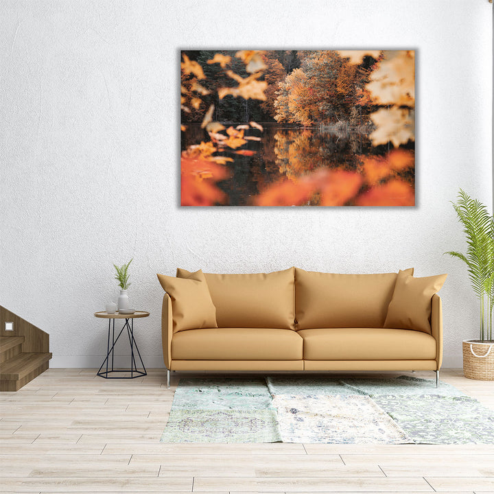 Autumn Reflections - Canvas Print Wall Art