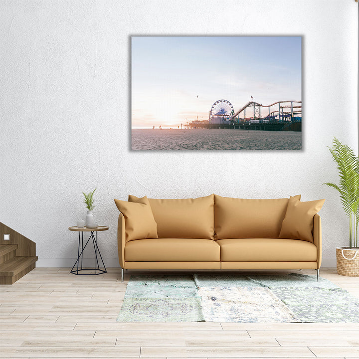 Santa Monica Pier - Canvas Print Wall Art