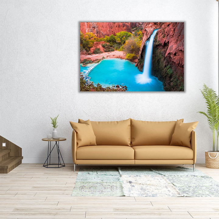 Havasu Falls, Supai, Arizona - Canvas Print Wall Art