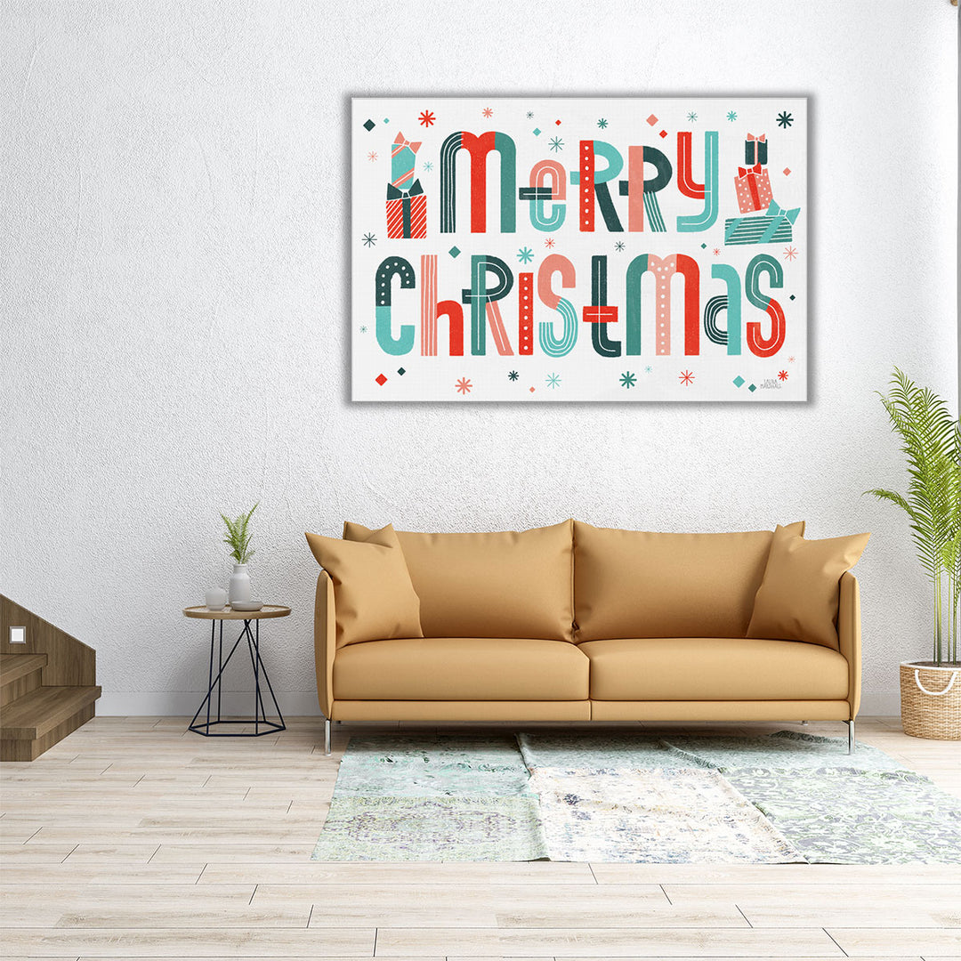 Retro Holiday I - Canvas Print Wall Art