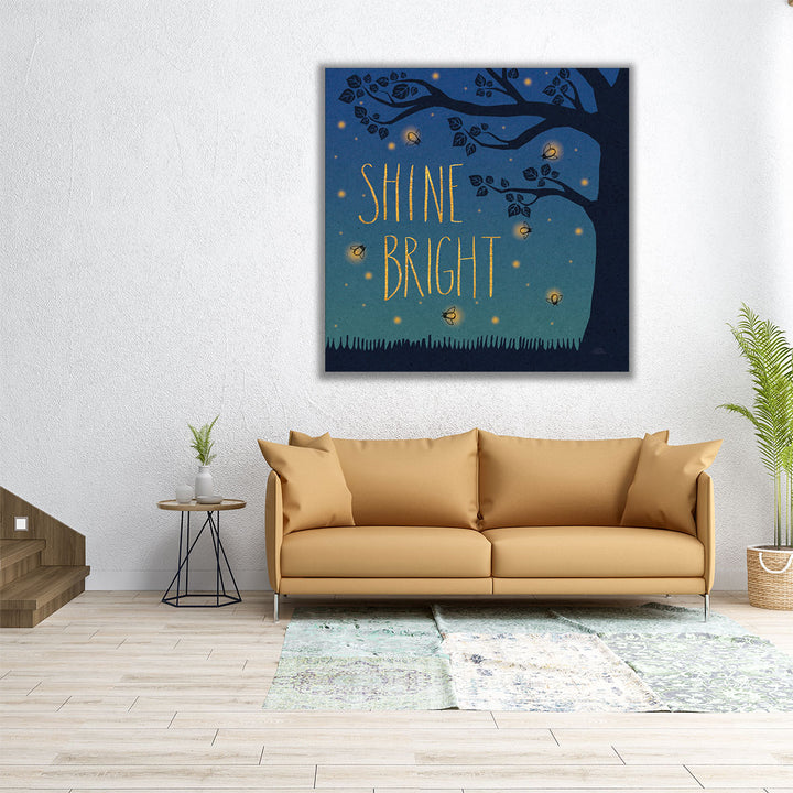 Twilight Fireflies II - Canvas Print Wall Art