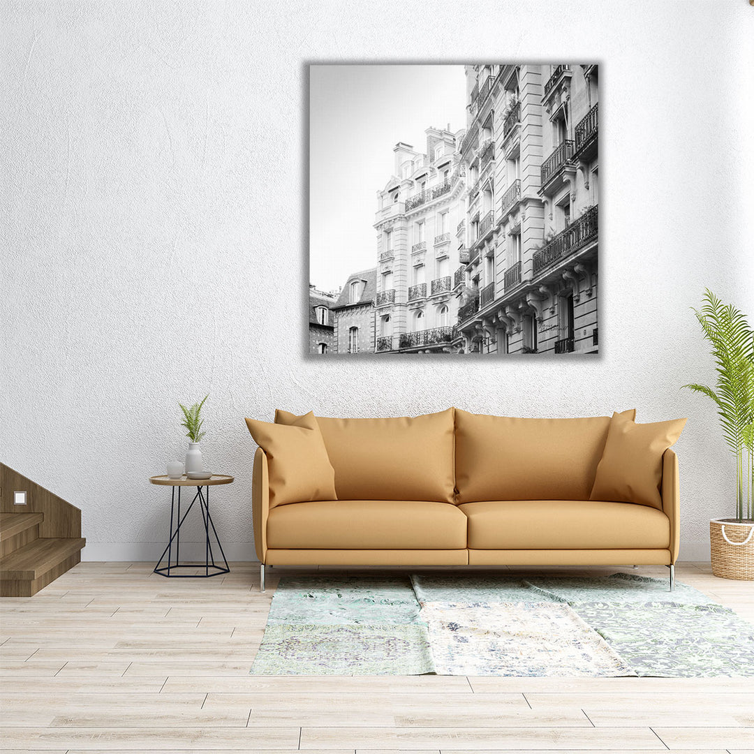 Paris Moments III Black and White - Canvas Print Wall Art