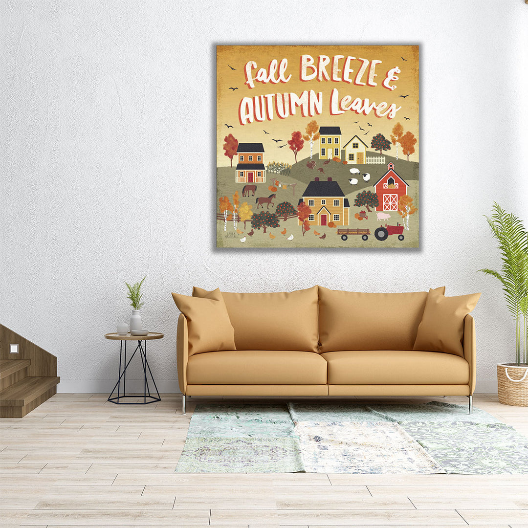 Harvest Village III - Canvas Print Wall Art