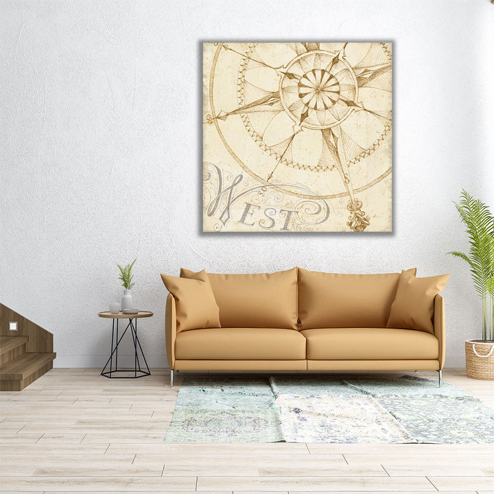 Coast to Coast Sepia IV - Canvas Print Wall Art