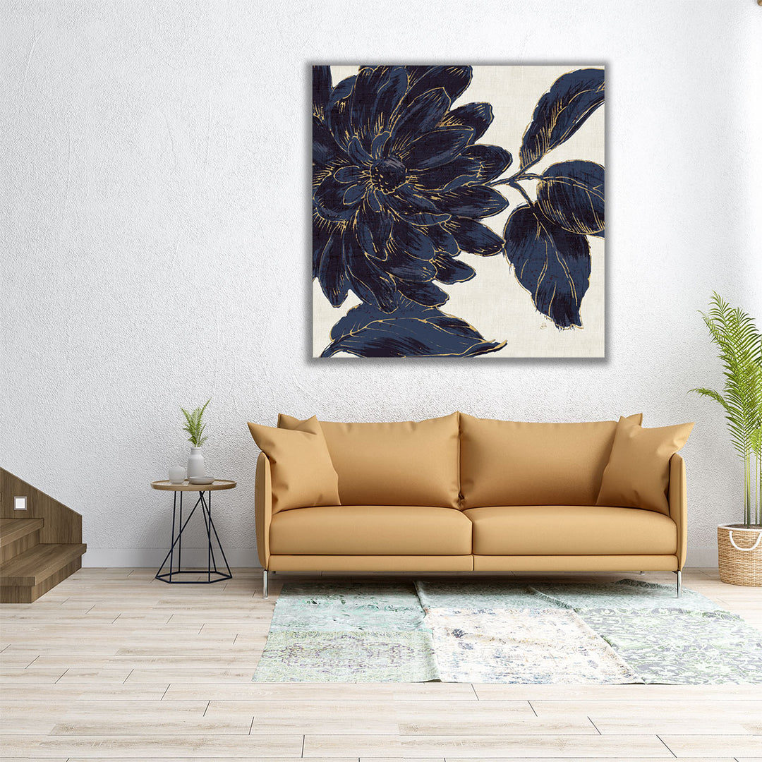 Indigo Garden I - Canvas Print Wall Art