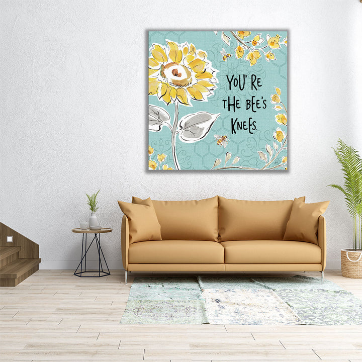 Bee Happy II - Canvas Print Wall Art