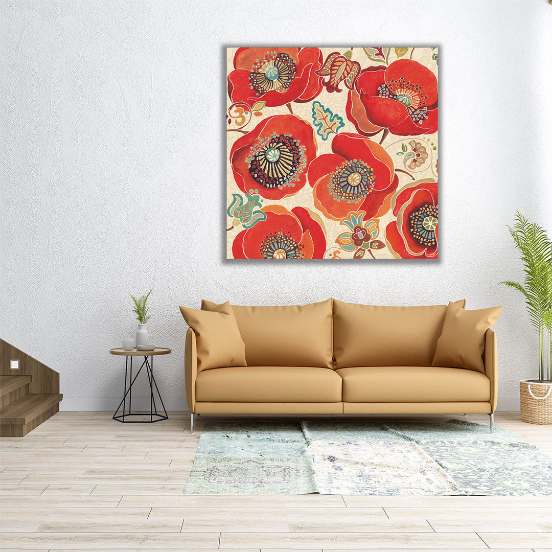 Moroccan Red Light I - Canvas Print Wall Art