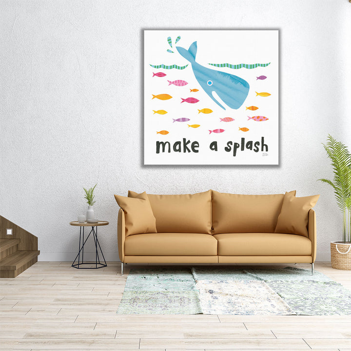 Ocean Splash I - Canvas Print Wall Art