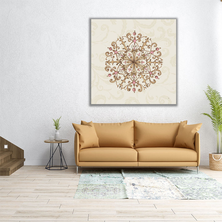 Elegant_Season Snowflake III - Canvas Print Wall Art