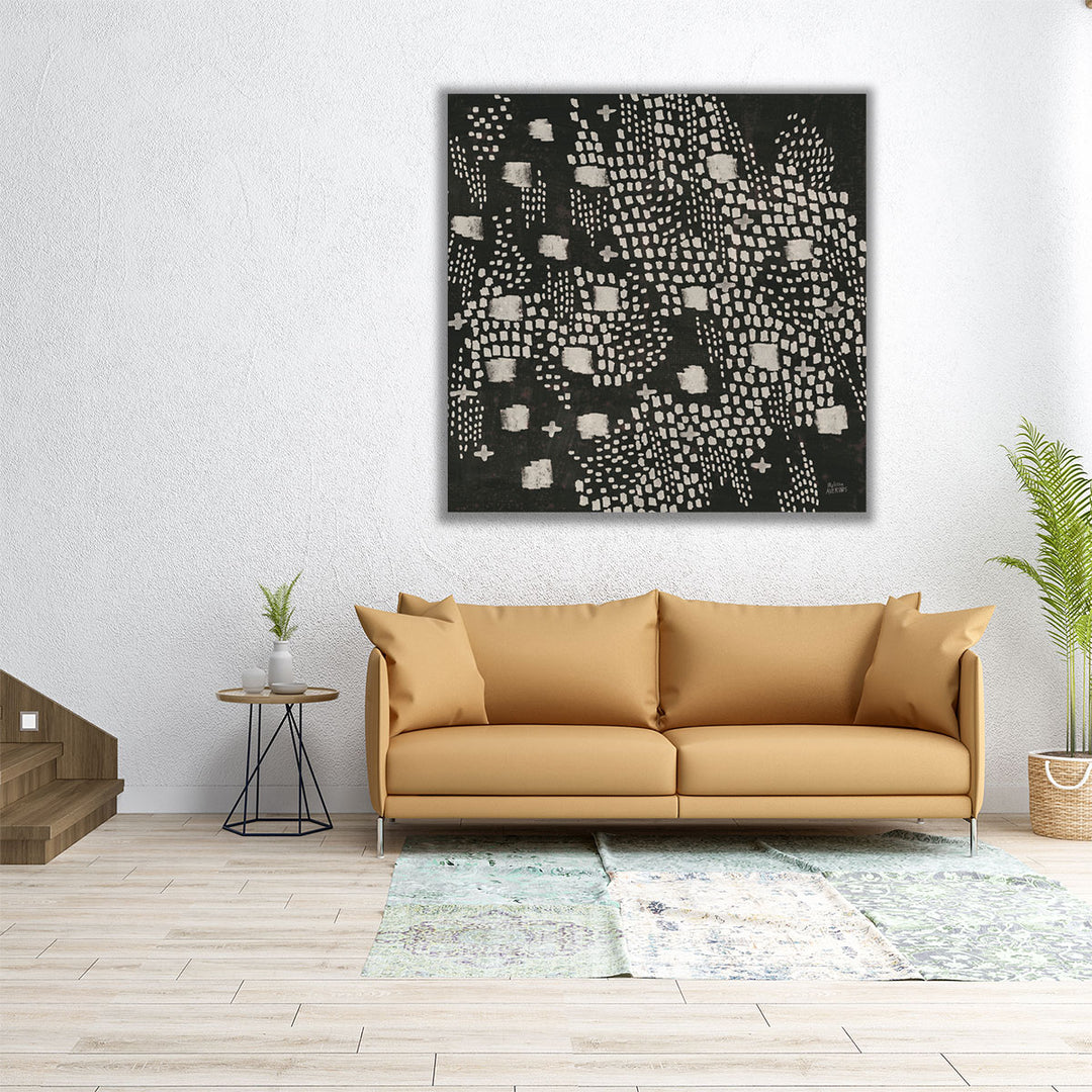 Dots and Blocks - Canvas Print Wall Art