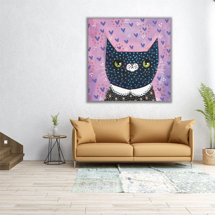 Kooky Cat I - Canvas Print Wall Art