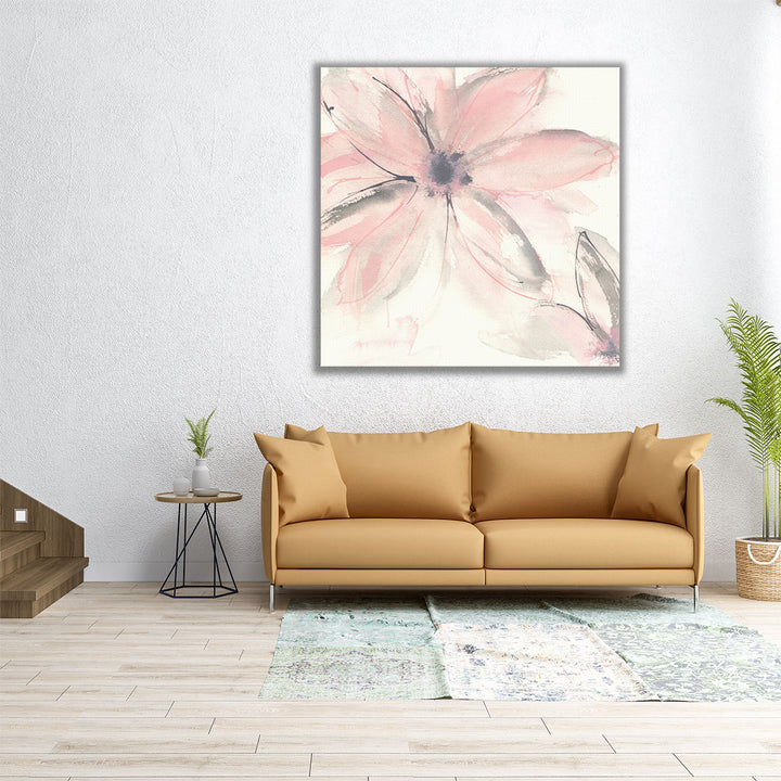 Blush Clematis II - Canvas Print Wall Art