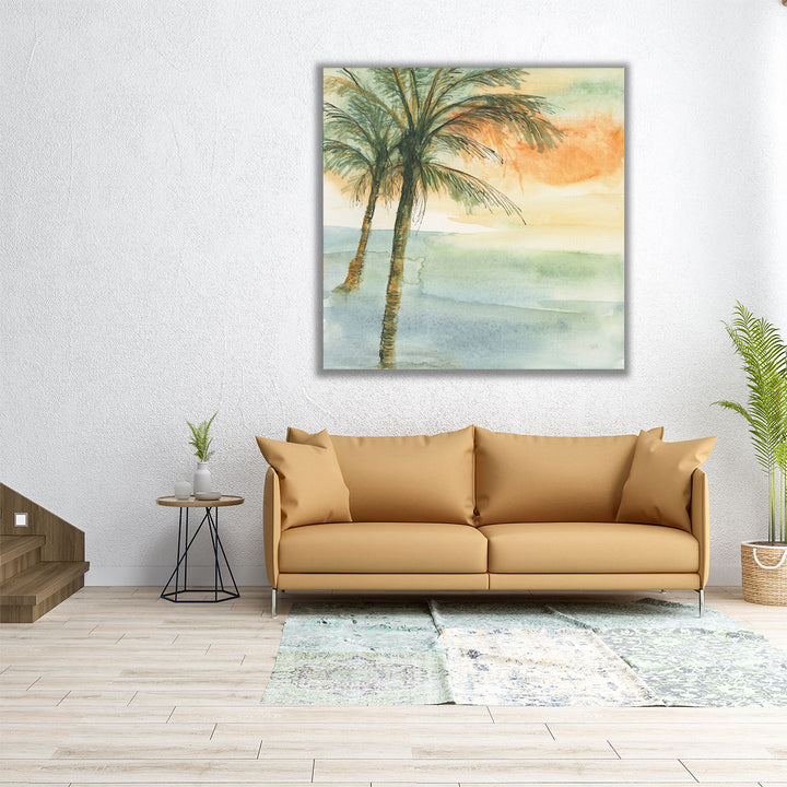 Island Sunset I - Canvas Print Wall Art