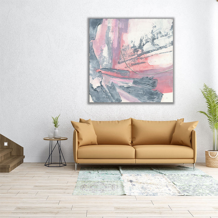 Whitewashed Blush I - Canvas Print Wall Art