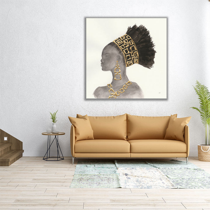 Headdress Beauty II - Canvas Print Wall Art