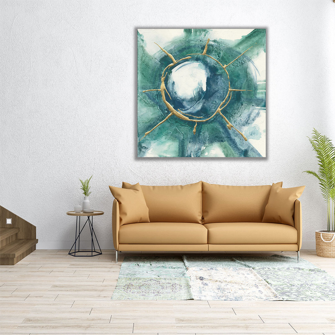 Dharma Wheel II - Canvas Print Wall Art