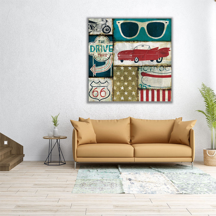 American Pop II - Canvas Print Wall Art