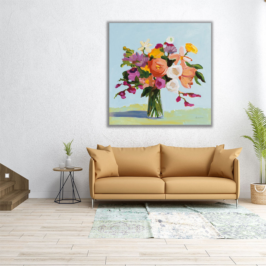 August Blooms - Canvas Print Wall Art