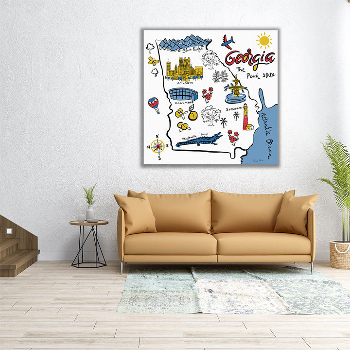 Georgia - Canvas Print Wall Art