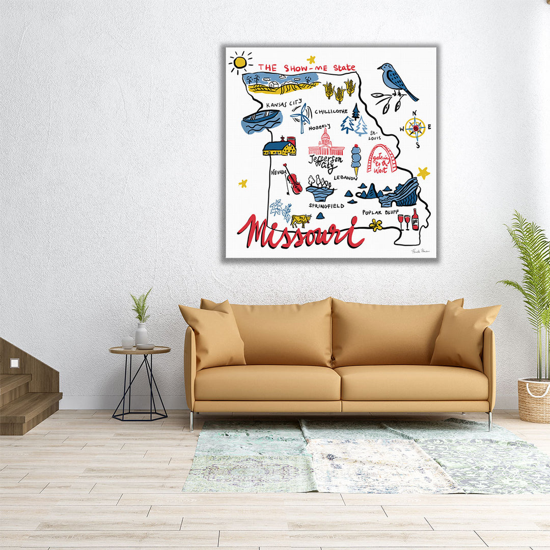 Missouri - Canvas Print Wall Art