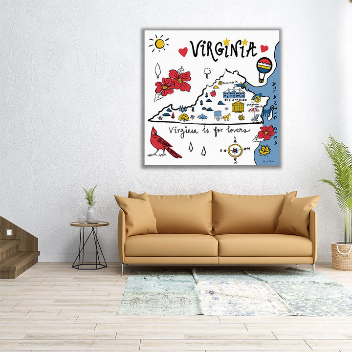 Virginia - Canvas Print Wall Art