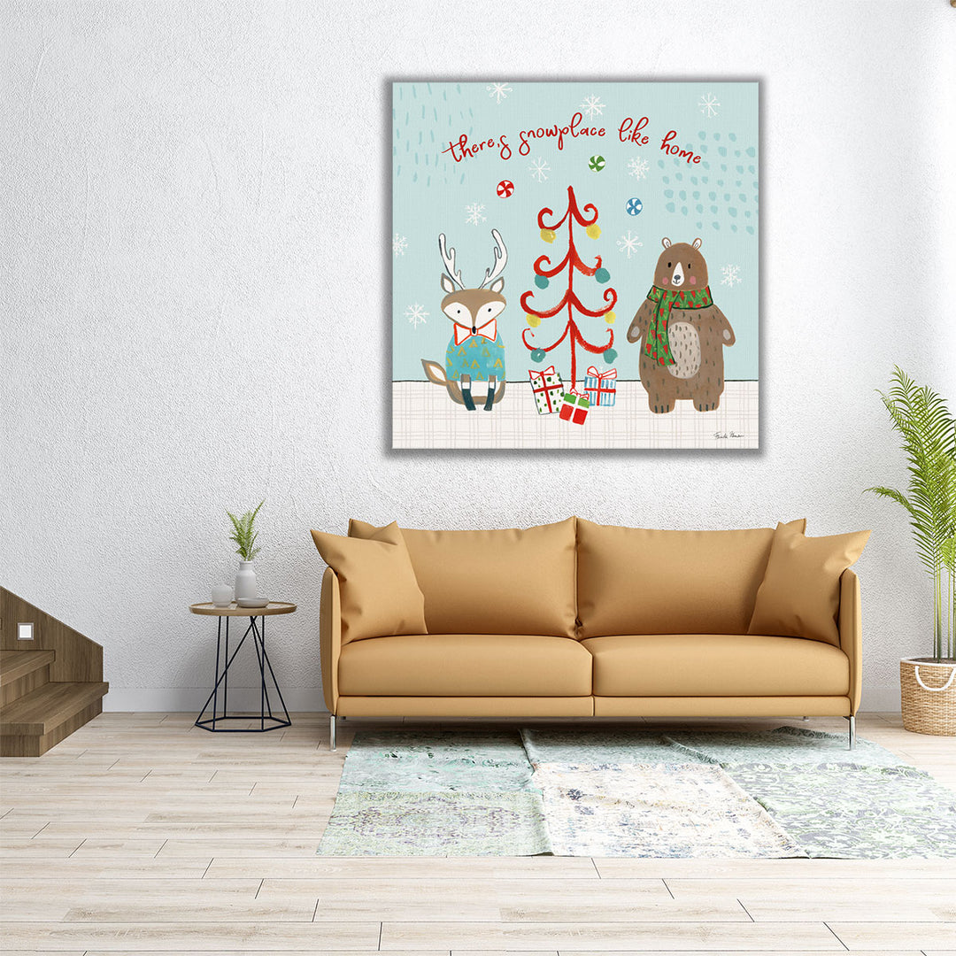 Neighborhood Holiday III - Canvas Print Wall Art