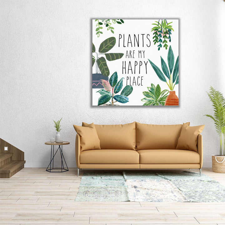 Plant Home I - Canvas Print Wall Art